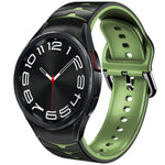Curved Texture Silicone Watch Band, For Samsung Galaxy Watch 6 Classic 43mm, For Samsung Galaxy watch 5 Pro Golf Edition, For Samsung Galaxy watch 5 Golf Edition