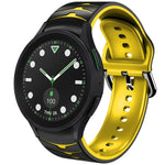 Curved Texture Silicone Watch Band, For Samsung Galaxy Watch 6 Classic 43mm, For Samsung Galaxy watch 5 Pro Golf Edition, For Samsung Galaxy watch 5 Golf Edition