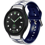 Curved Texture Silicone Watch Band, For Samsung Galaxy Watch 6 Classic 43mm, For Samsung Galaxy watch 5 Pro Golf Edition, For Samsung Galaxy watch 5 Golf Edition