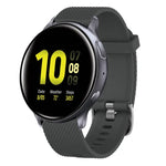 20mm Diamond Textured Silicone Watch Band, For Samsung  Galaxy Watch 4 Classic 42mm, For Samsung Galaxy Watch Active 2 44mm, For Samsung Galaxy Watch Active 2 40mm, For Samsung Galaxy Watch 42mm