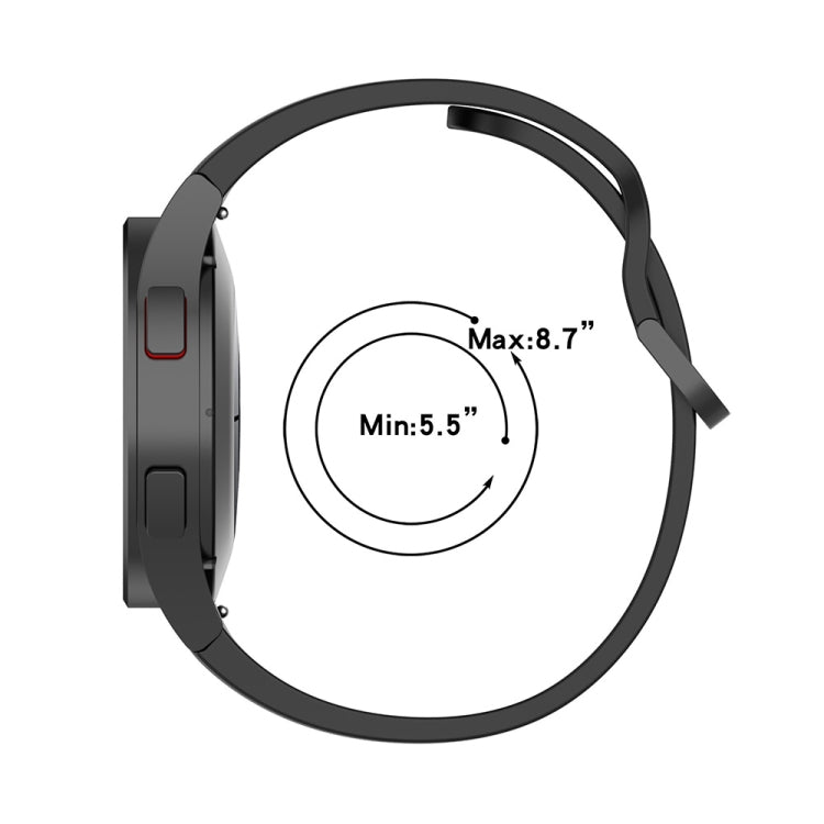JUNSUNMAY Silicone Adjustable Strap + Full Coverage PMMA Screen Protector Kit, For Samsung Galaxy Watch6 Classic 47mm, For Samsung Galaxy Watch6 44mm, For Samsung Galaxy Watch6 40mm