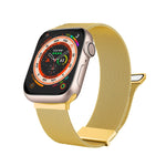 Milan Double Magnetic Steel Mesh Watch Band, For  Apple Watch 7 45mm, For Apple Watch SE 40mm, For Apple Watch SE 44mm, For Apple Watch 6 40mm, For Apple Watch 6 44mm, For Apple Watch 5 44mm