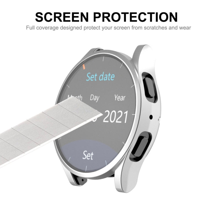 ENKAY Hat-Prince Full Coverage Electroplated Soft TPU Case with Screen Protection, For Samsung Galaxy Watch6 44mm, For Samsung Galaxy Watch6 40mm