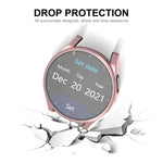 ENKAY Hat-Prince Full Coverage Electroplated Soft TPU Case with Screen Protection, For Samsung Galaxy Watch6 44mm, For Samsung Galaxy Watch6 40mm