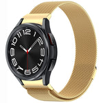 Button Style Milan Magnetic Metal Watch Band, For Samsung Galaxy Watch 6 Classic, For Samsung Galaxy Watch5 / 5 Pro, For Samsung Galaxy Watch4 / 4 Classic 46mm, For Samsung Galaxy Watch3 41mm