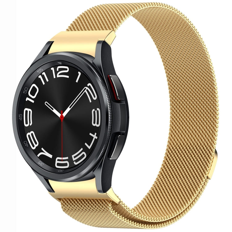 Button Style Milan Magnetic Metal Watch Band, For Samsung Galaxy Watch 6 Classic, For Samsung Galaxy Watch5 / 5 Pro, For Samsung Galaxy Watch4 / 4 Classic 46mm, For Samsung Galaxy Watch3 41mm