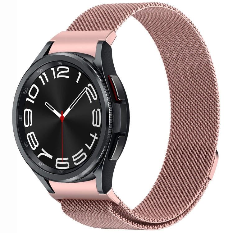 Button Style Milan Magnetic Metal Watch Band, For Samsung Galaxy Watch 6 Classic, For Samsung Galaxy Watch5 / 5 Pro, For Samsung Galaxy Watch4 / 4 Classic 46mm, For Samsung Galaxy Watch3 41mm