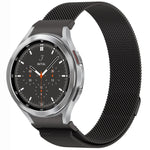 Button Style Milan Magnetic Metal Watch Band, For Samsung Galaxy Watch 6 Classic, For Samsung Galaxy Watch5 / 5 Pro, For Samsung Galaxy Watch4 / 4 Classic 46mm, For Samsung Galaxy Watch3 41mm