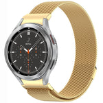 Button Style Milan Magnetic Metal Watch Band, For Samsung Galaxy Watch 6 Classic, For Samsung Galaxy Watch5 / 5 Pro, For Samsung Galaxy Watch4 / 4 Classic 46mm, For Samsung Galaxy Watch3 41mm