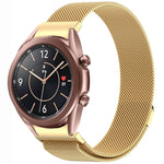 Button Style Milan Magnetic Metal Watch Band, For Samsung Galaxy Watch 6 Classic, For Samsung Galaxy Watch5 / 5 Pro, For Samsung Galaxy Watch4 / 4 Classic 46mm, For Samsung Galaxy Watch3 41mm