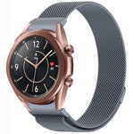 Button Style Milan Magnetic Metal Watch Band, For Samsung Galaxy Watch 6 Classic, For Samsung Galaxy Watch5 / 5 Pro, For Samsung Galaxy Watch4 / 4 Classic 46mm, For Samsung Galaxy Watch3 41mm
