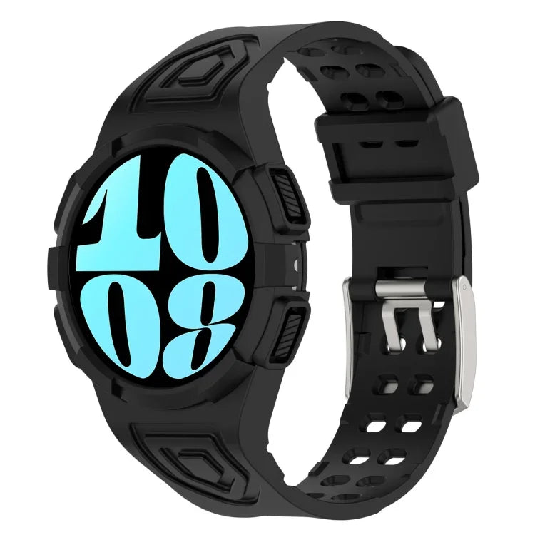 TPU Integrated Silicone Watch Band, For Samsung Galaxy Watch6 44mm, For Samsung Galaxy Watch6 40mm