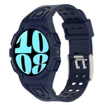 TPU Integrated Silicone Watch Band, For Samsung Galaxy Watch6 44mm, For Samsung Galaxy Watch6 40mm