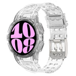 TPU Integrated Silicone Watch Band, For Samsung Galaxy Watch6 44mm, For Samsung Galaxy Watch6 40mm