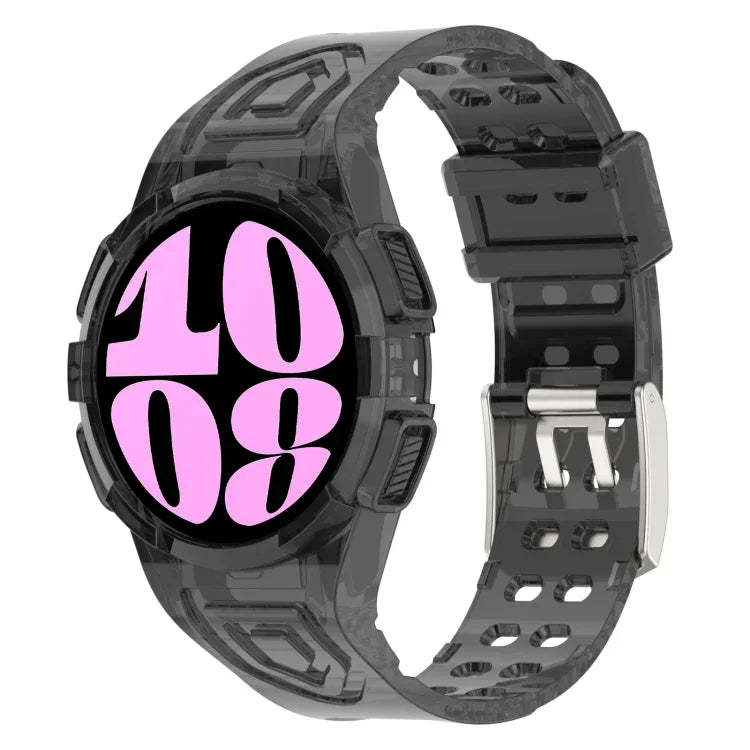 TPU Integrated Silicone Watch Band, For Samsung Galaxy Watch6 44mm, For Samsung Galaxy Watch6 40mm