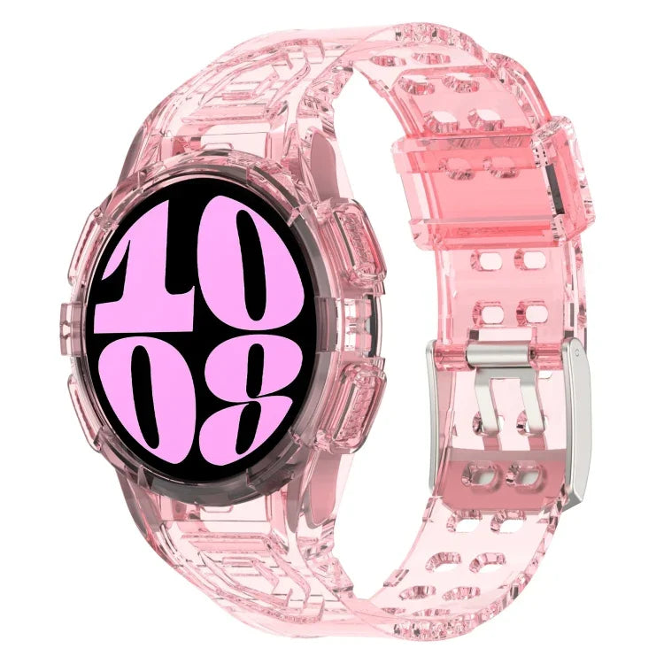 TPU Integrated Silicone Watch Band, For Samsung Galaxy Watch6 44mm, For Samsung Galaxy Watch6 40mm