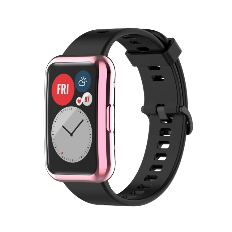 TPU Electroplating Watch Protective Case, For Huawei Watch Fit New, For Huawei Watch Fit, For Huawei Watch Fit Special Edition