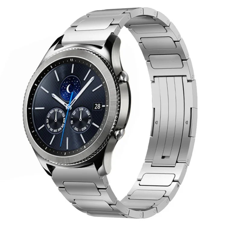 22mm I-Shaped Titanium Alloy Watch Band, For Samsung Galaxy Watch3 45mm, For Samsung Gear S3 Classic, For Samsung Gear S3 Frontier