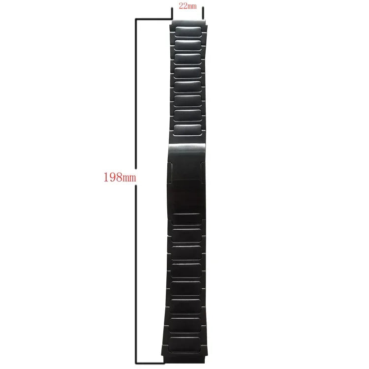 22mm I-Shaped Titanium Alloy Watch Band, For Samsung Galaxy Watch3 45mm, For Samsung Gear S3 Classic, For Samsung Gear S3 Frontier