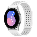 20mm Holes Breathable 3D Dots Silicone Watch Band, For Samsung Galaxy Watch 5  44mm, For Samsung Galaxy Watch 5 Pro  45mm, For Samsung Galaxy Watch 5  40mm