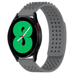 20mm Holes Breathable 3D Dots Silicone Watch Band, For Samsung Galaxy Watch 4 44mm, For Samsung Galaxy Watch 4 40mm, For Samsung  Galaxy Watch 4 Classic 46mm