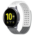 20mm Holes Breathable 3D Dots Silicone Watch Band, For Samsung  Galaxy Watch 4 Classic 42mm, For Samsung Galaxy Watch Active 2 44mm, For Samsung Galaxy Watch Active 2 40mm
