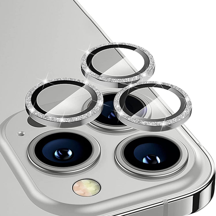 ENKAY Hat-Prince Glitter Rear Lens Aluminium Alloy Tempered Glass Film, For iPhone 17 Pro / 17 Pro Max, For iPhone 17, For iPhone Air, For iPhone 15 Pro / 15 Pro Max, For iPhone 15 / 15 Plus