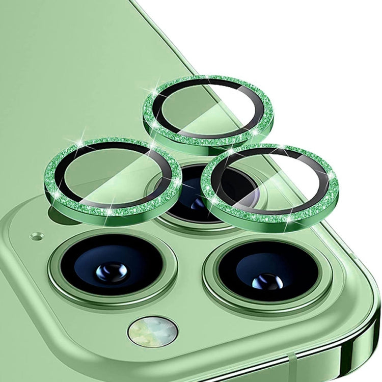 ENKAY Hat-Prince Glitter Rear Lens Aluminium Alloy Tempered Glass Film, For iPhone 17 Pro / 17 Pro Max, For iPhone 17, For iPhone Air, For iPhone 15 Pro / 15 Pro Max, For iPhone 15 / 15 Plus