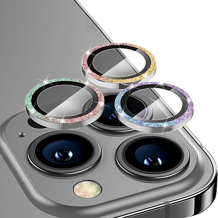 ENKAY Hat-Prince Glitter Rear Lens Aluminium Alloy Tempered Glass Film, For iPhone 17 Pro / 17 Pro Max, For iPhone 17, For iPhone Air, For iPhone 15 Pro / 15 Pro Max, For iPhone 15 / 15 Plus