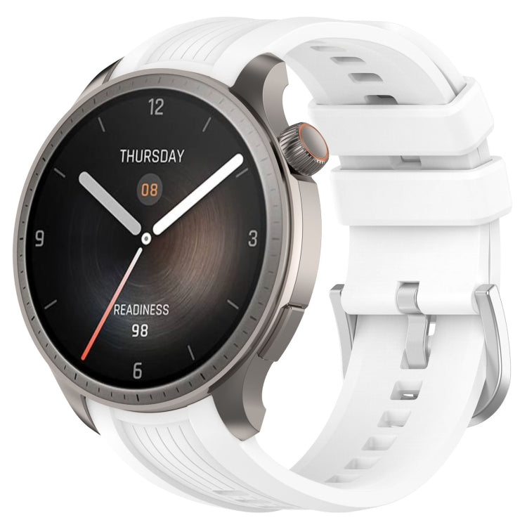 Vertical Texture Silicone Watch Band, For Amazfit Balance A2286