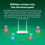 LB-LINK WR2000 300M WiFi Extender Booster Dual Antenna High Speed Wireless Router