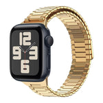 Bamboo Magnetic Stainless Steel Metal Watch Strap, For Apple Watch SE 2023 44mm, For Apple Watch SE 2023 40mm, For Apple Watch Ultra 2 49mm, For Apple Watch Series 9 45mm, For Apple Watch Series 9 41mm, For Apple Watch Ultra 49mm