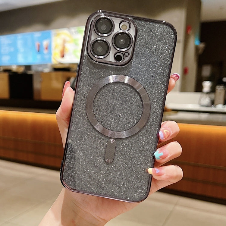 Glitter Electroplating MagSafe TPU Phone Case, For iPhone 16 Pro, For iPhone 16 Plus, For iPhone 16, For iPhone 15 Pro Max, For iPhone 15 Pro, For iPhone 15 Plus