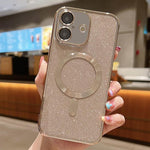 Glitter Electroplating MagSafe TPU Phone Case, For iPhone 17e / 16e, For iPhone 17 Pro Max, For iPhone 17 Pro, For iPhone 17, For iPhone Air, For iPhone 16 Pro Max