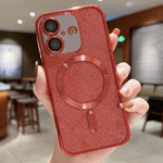 Glitter Electroplating MagSafe TPU Phone Case, For iPhone 17e / 16e, For iPhone 17 Pro Max, For iPhone 17 Pro, For iPhone 17, For iPhone Air, For iPhone 16 Pro Max