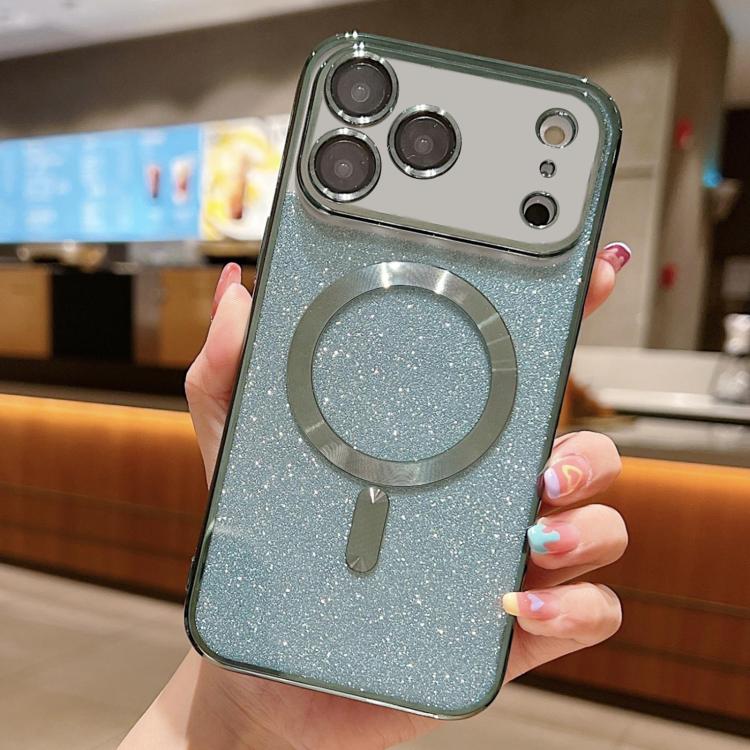 Glitter Electroplating MagSafe TPU Phone Case, For iPhone 17e / 16e, For iPhone 17 Pro Max, For iPhone 17 Pro, For iPhone 17, For iPhone Air, For iPhone 16 Pro Max