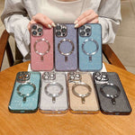 Glitter Electroplating MagSafe TPU Phone Case, For iPhone 7 Plus / 8 Plus