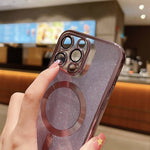 Glitter Electroplating MagSafe TPU Phone Case, For iPhone 11 Pro Max, For iPhone 11, For iPhone 11 Pro, For iPhone X / XS, For iPhone XR, For iPhone XS Max