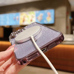Glitter Electroplating MagSafe TPU Phone Case, For iPhone 16 Pro, For iPhone 16 Plus, For iPhone 16, For iPhone 15 Pro Max, For iPhone 15 Pro, For iPhone 15 Plus