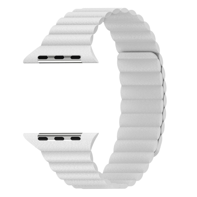 Universal Leather Magnetic Band For Apple iWatch1 2 3 4  38mm/40mm, black, blue, red, white, brown
