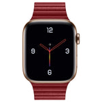 Universal Leather Magnetic Band For Apple iWatch1 2 3 4  38mm/40mm, black, blue, red, white, brown