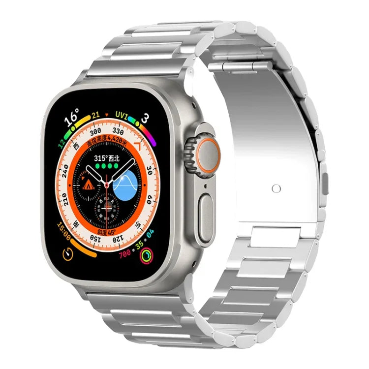 I-Shaped Titanium Watch Band, For Apple Watch SE 2023 44mm, For Apple Watch Ultra 2 49mm, For Apple Watch Series 9 45mm, For Apple Watch Ultra 49mm, For Apple Watch Series 8 45mm, For Apple Watch SE 2022 44mm, For Apple Watch Series 7 45mm