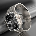 I-Shaped Titanium Watch Band, For Apple Watch SE 2023 44mm, For Apple Watch Ultra 2 49mm, For Apple Watch Series 9 45mm, For Apple Watch Ultra 49mm, For Apple Watch Series 8 45mm, For Apple Watch SE 2022 44mm, For Apple Watch Series 7 45mm