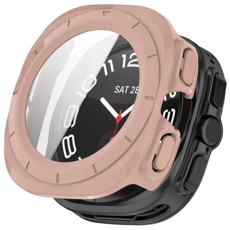 Tempered Film Integrated Waterproof PC Watch Protective Cover, For Samsung Galaxy Watch Ultra 47mm / Ultra 2025, For Samsung Galaxy Watch 7 44mm, For Samsung Galaxy Watch 7 40mm