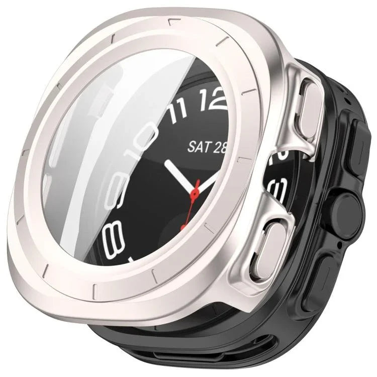Tempered Film Integrated Waterproof PC Watch Protective Cover, For Samsung Galaxy Watch Ultra 47mm / Ultra 2025, For Samsung Galaxy Watch 7 44mm, For Samsung Galaxy Watch 7 40mm