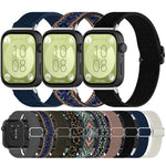 For Huawei Watch Fit 3 Ethnic Style Elastic Nylon Watch Band