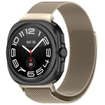 For Samsung Galaxy Watch Ultra 47mm Milan Magnetic Metal Steel Watch Band