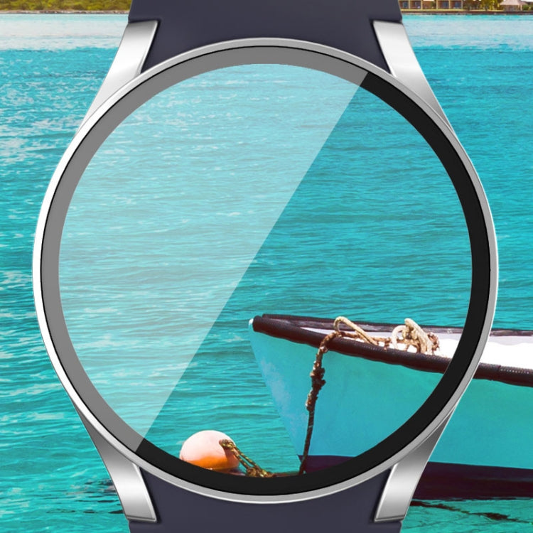 PC + Tempered Film Integrated Watch Protective Case, For Samsun Galaxy Watch 7 44mm, For Samsun Galaxy Watch 7 40mm