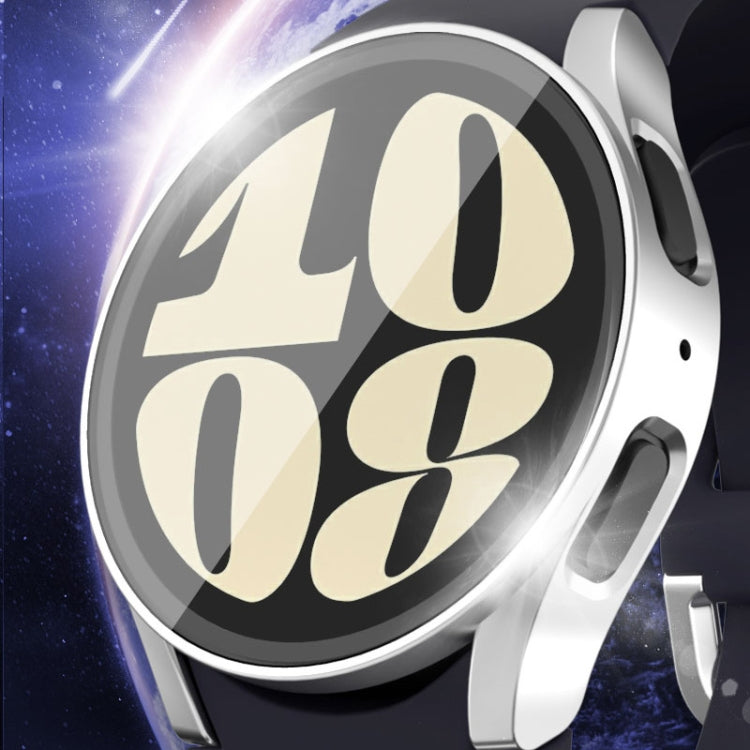PC + Tempered Film Integrated Watch Protective Case, For Samsun Galaxy Watch 7 44mm, For Samsun Galaxy Watch 7 40mm