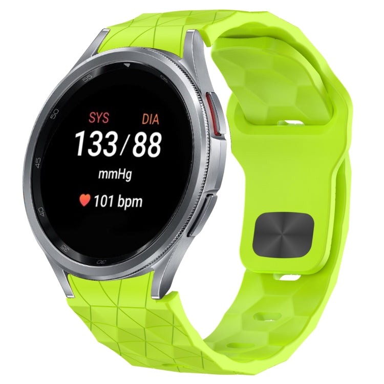 Football Texture Reverse Buckle Silicone Watch Band, For Samsung Galaxy Watch FE 40mm, For Samsung Galaxy Watch 7 44mm, For Samsung Galaxy Watch 7 40mm, For Samsung Galaxy Watch 6 Classic 47mm